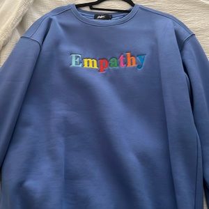 MAYFAIR GROUP blue empathy sweatshirt